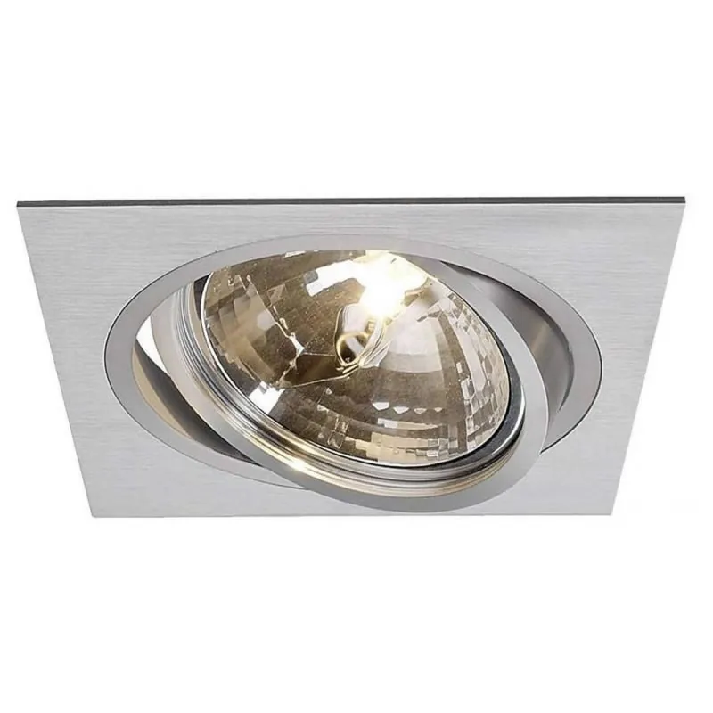 Foco empotrable cardan 2256 1L AR111 aluminio Liquidación