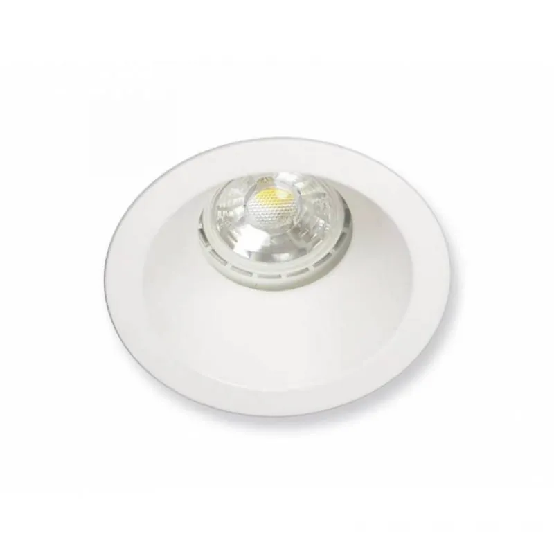 Ocasión Especial Foco empotrable Dip IP65 GU10 fijo baño - Kohl Blanco