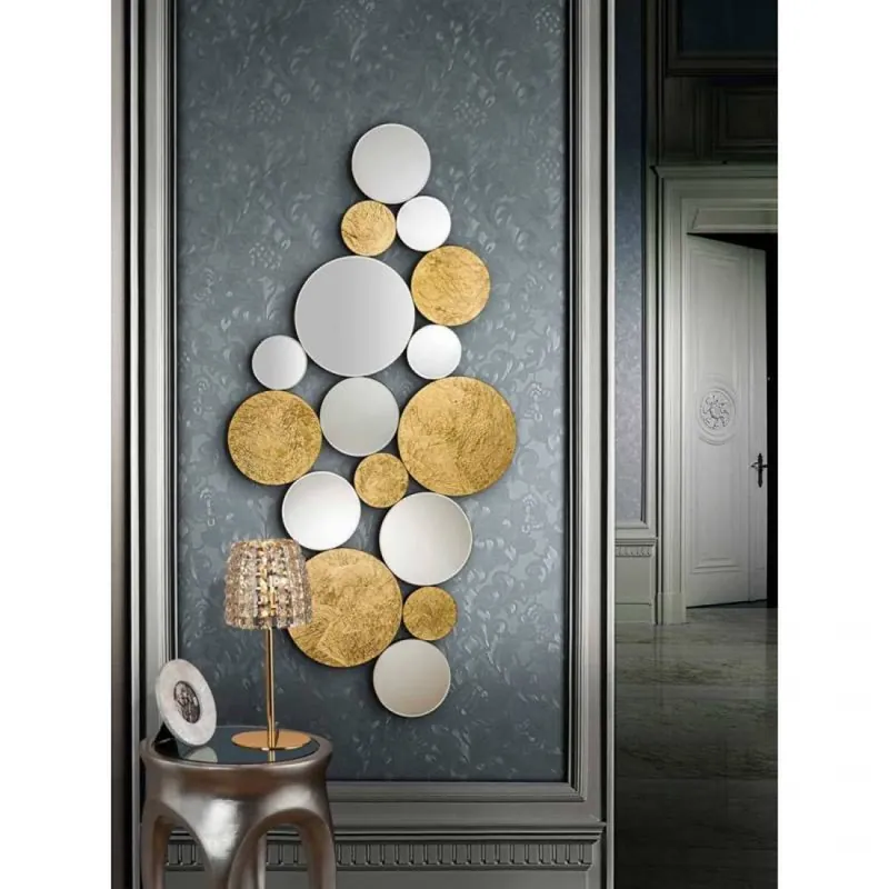 A Buen Precio Espejo de pared Cirze oro 120x59cm - Schuller