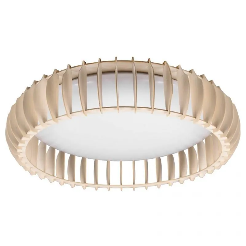 Precio Bajo Plafón de techo Monte LED regulable + mando - Trio Blanco