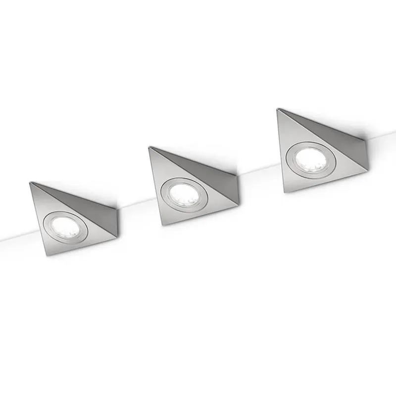 Kit 3ud Foco bajo mueble Ecco LED + interruptor - Trio Más Vendido