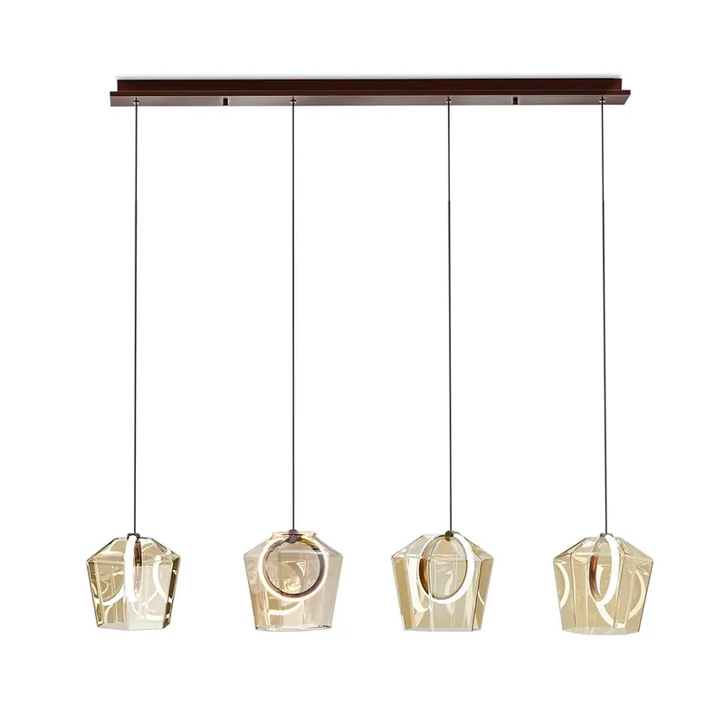 Lámpara colgante Ingrid LED 4l regulable - Schuller Oferta Limitada