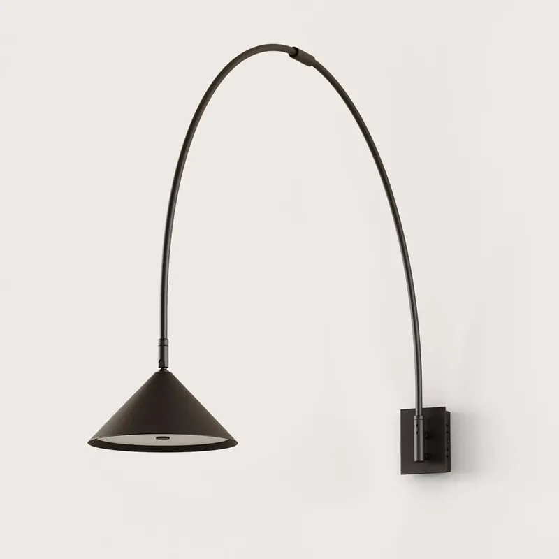 Devolución Gratuita Aplique de pared Hinoo LED arco dimmable - Aromas Negro