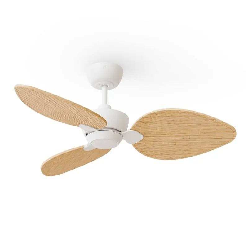 Ventilador de techo sin luz Alma DC Ø100cm 3 aspas blanco - Sulion Marrón Favorito De Clientes