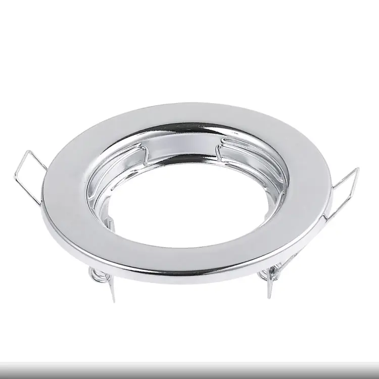 Bestseller Aro Metálico Cromo Fijo 8.1cm Corte 5cm para lámpara GU10 y MR16