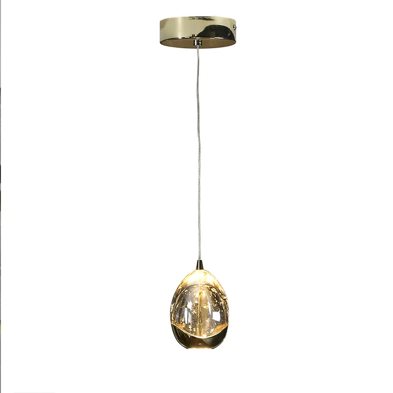 Colgante 1 luz Dorado Rocío Directo De Fábrica