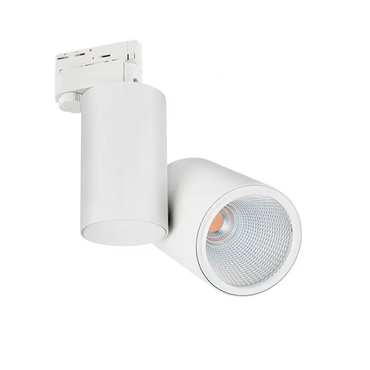 Foco carril trifásico 20W 38º blanco mate 4000K Devolución Gratuita
