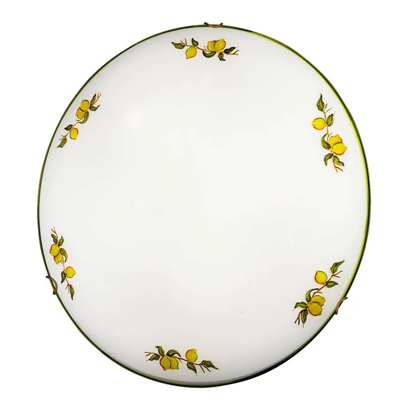 Kolarz 731.13.4.116 - Plafón NONNA 3xE27/60W/230V diá. 50 cm limones Últimas Unidades