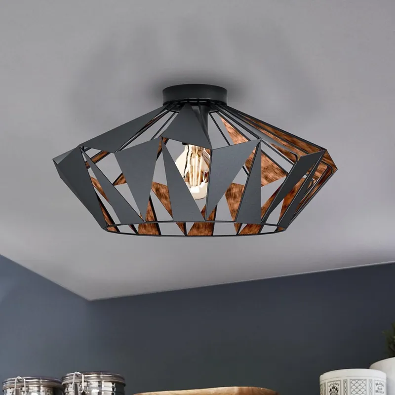 Oferta De Temporada Eglo - Plafón 1xE27/60W/230V