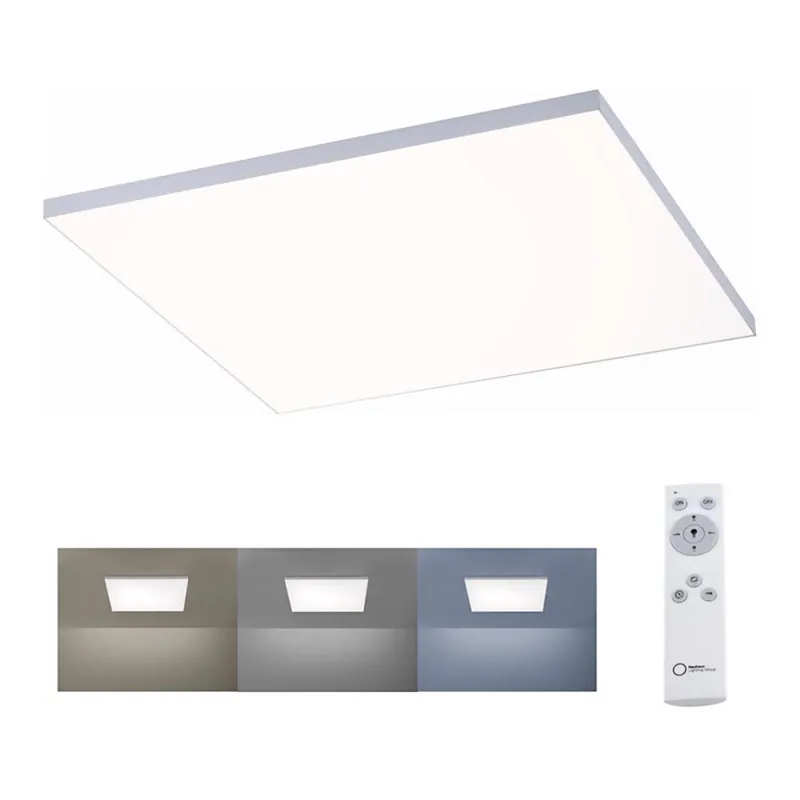 Marca Reconocida Leuchten Direkt 15552-16 - Plafón LED regulable CANVAS LED/40W/230V 2700-5000K + mando a distancia
