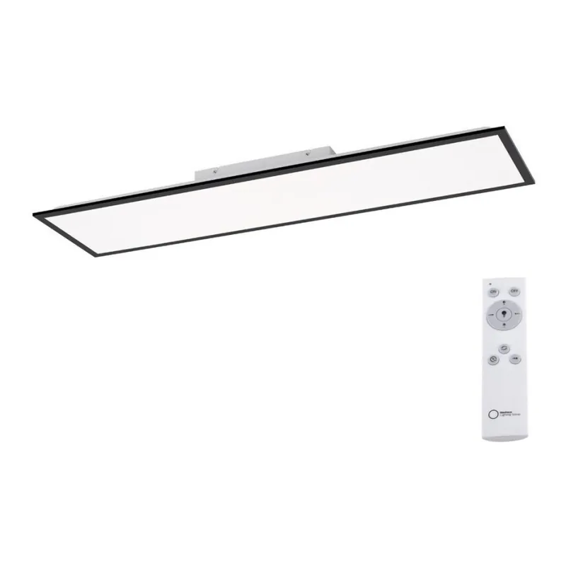 A Buen Precio Leuchten Direkt 14757-18 - Panel LED regulable de superficie FLAT LED/36W/230V 2700-5000K negro + mando a distancia