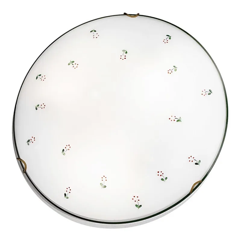 Kolarz 731.11.4.70 - Plafón NONNA 1xE27/60W/230V diá. 30 cm verde Envío Exprés