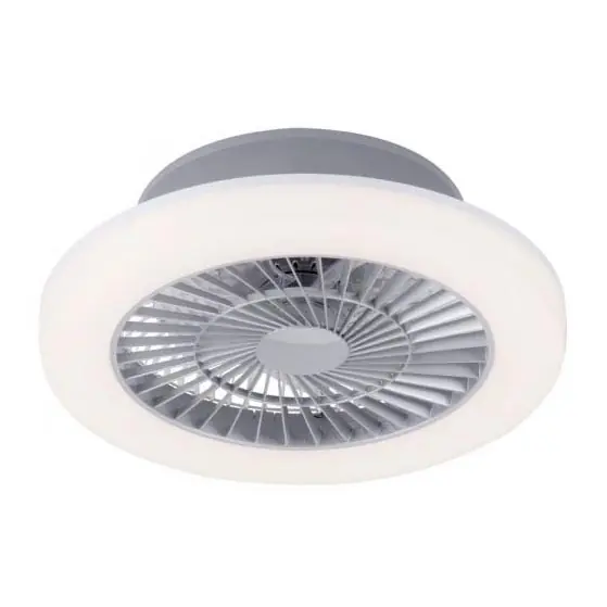 Bestseller Leuchten Direkt 14645-55 - Lámpara LED con ventilador LEONARD LED/27W/230V