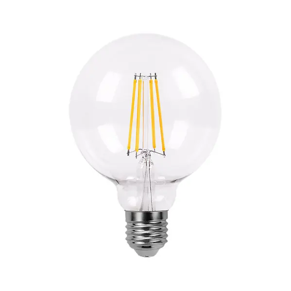 Gran Oferta Bombilla Filamento Globo 12x8d 8w Clara E27 880lm 2700k