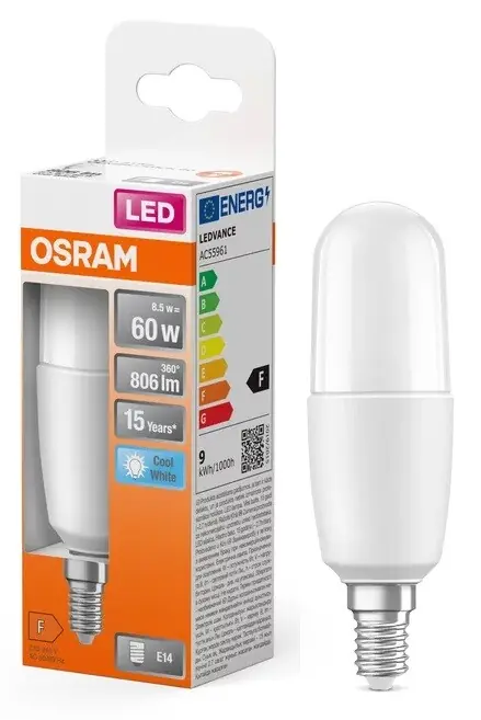 Venta Final LAMPARA TUBULAR STICK LED E14 8W 4000K STAR OSRAM