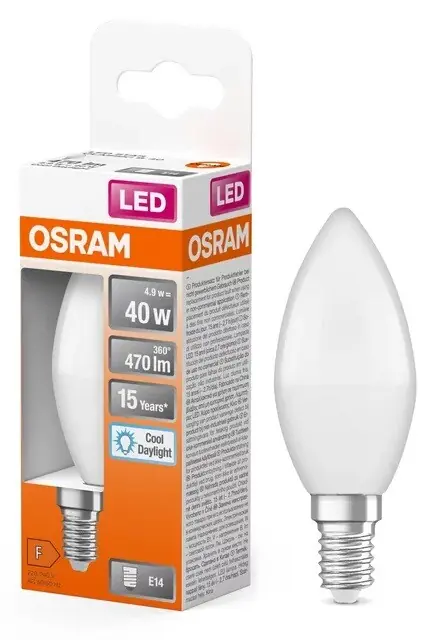 LAMPARA VELA LED 5,5W E14 6500K STAR OSRAM Última Oportunidad