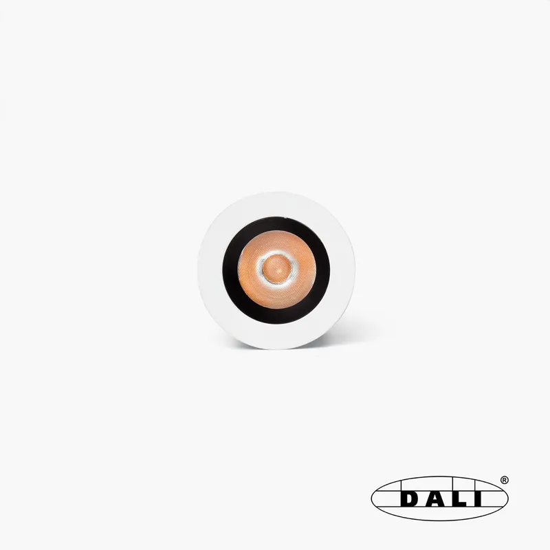 Favorito De Clientes UNO downlight empotrable blanco/negro 8W 24° 3000K CRI90 DALI