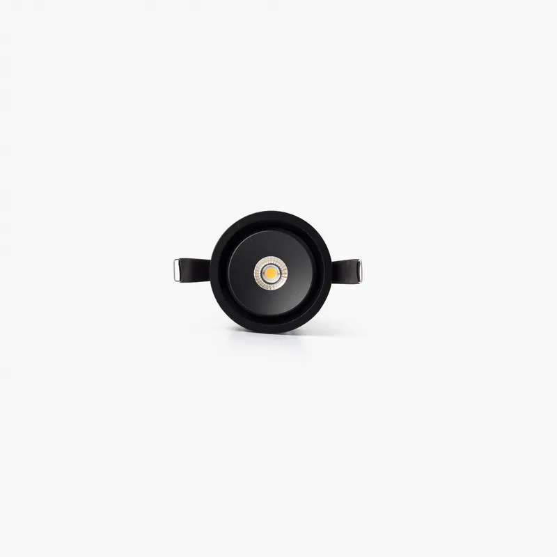 TEIDE downlight empotrable orientable negro 10W 40° 2700K CRI97 Económico