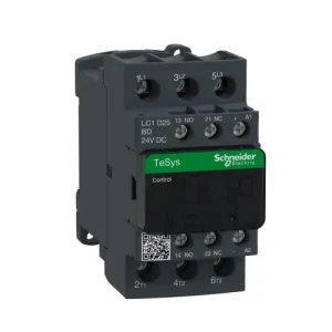 CONTACTOR 25A 1 NA/1 NC 24V CC-AR ANTIPARÁSITO Compra Hoy