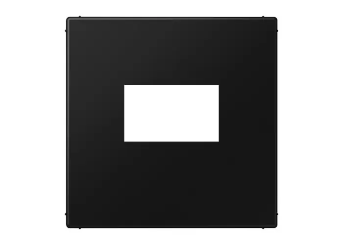 PLACA CARGADOR USB LS NEGRO MATE Descuento