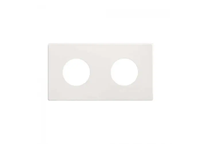 Novedad MARCO MÍNIMO SIMON 270 PARA ENCHUFES CON 2 ELEMENTOS BLANCO