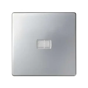 Súper Precio TECLA SIMON 82 CON VISOR NEUTRO ALUMINIO