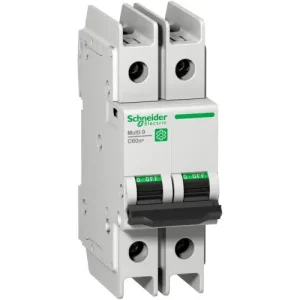 Precio Reducido INTERRUPTOR AUTOMÁTICO EN MINIATURA C60N UL489 2P CURVA C 4A BOX
