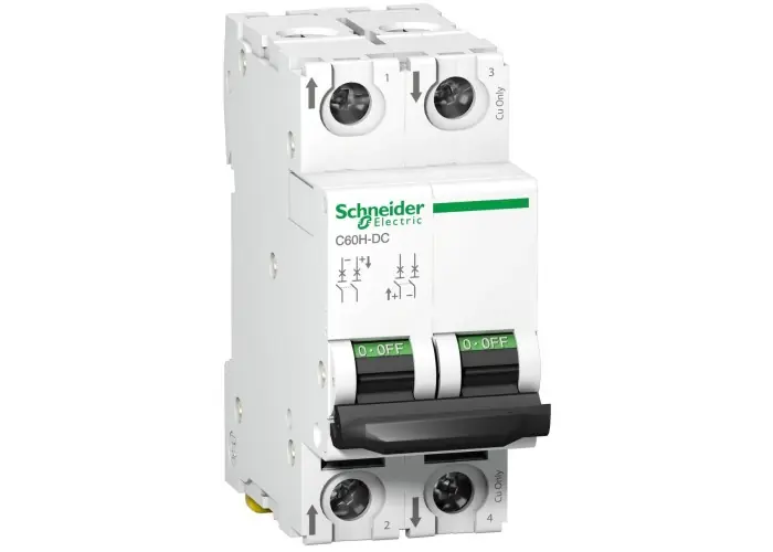 INTERRUPTOR AUTOMÁTICO ESPECIAL C60H-DC 500V CC 2P 63A Oferta Limitada
