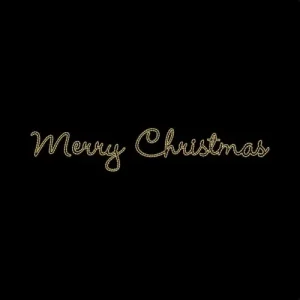 Alta Calidad LUMINARIA DECORATIVA MERRY CHRISTMAS WW 322x58cm