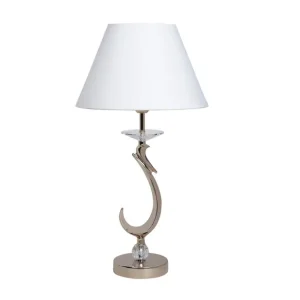 Rebajas Lámpara de mesa Esbelta - Pedret Lighting - Pantalla blanca, diseño elegante