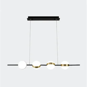 Compra Ahora Lámpara de techo Cuba 103 cm - Mantra - Lámpara lineal con 4 luces bola