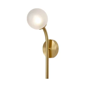 Aplique de pared Patty - Pedret Lighting - Lámpara tipo bola dorada A Buen Precio