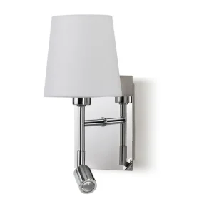 Stock Limitado Aplique de pared Eda W - Exo - Novolux Lighting - Lámpara de lectura con pantalla blanca
