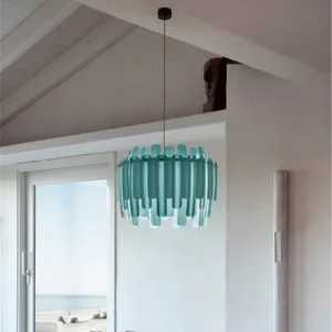 Lámpara colgante Maruja - LZF - Lámpara artesanal hecha a mano, de madera natural, estilo contemporáneo Solo Hoy