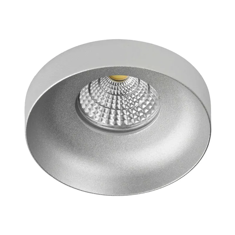FOCO EMPOTRABLE Ø 9 CM GU10 BLANCO-PLATA IP20 Novedad