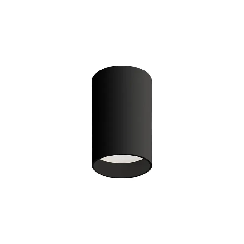 FOCO DE SUPERFICIE CILINDRO 8 CM GU10 NEGRO Última Versión