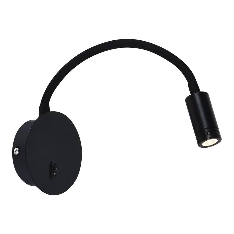 APLIQUE DE PARED LED 3 W 3000K NEGRO MISURI Popular