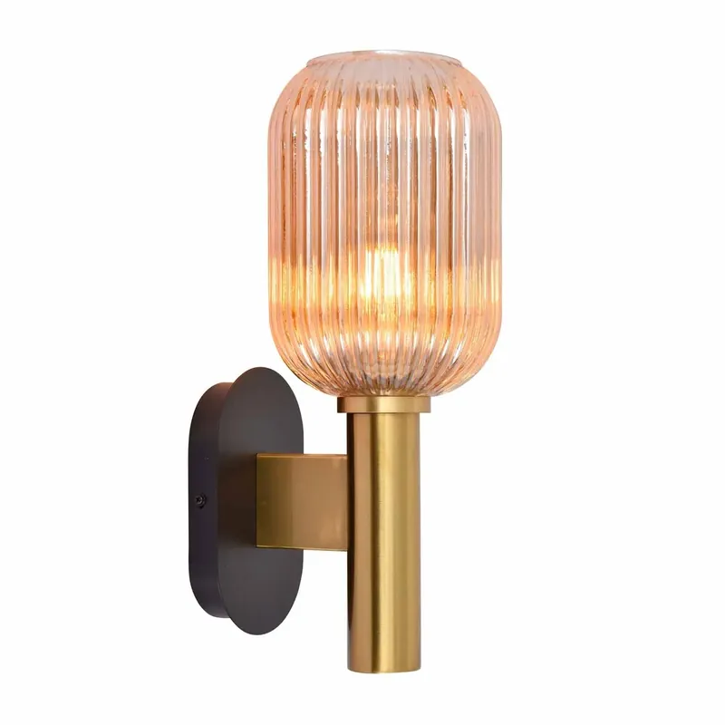Bestseller APLIQUE DE PARED TULIPA ÁMBAR Ø19 E27 SHELBY