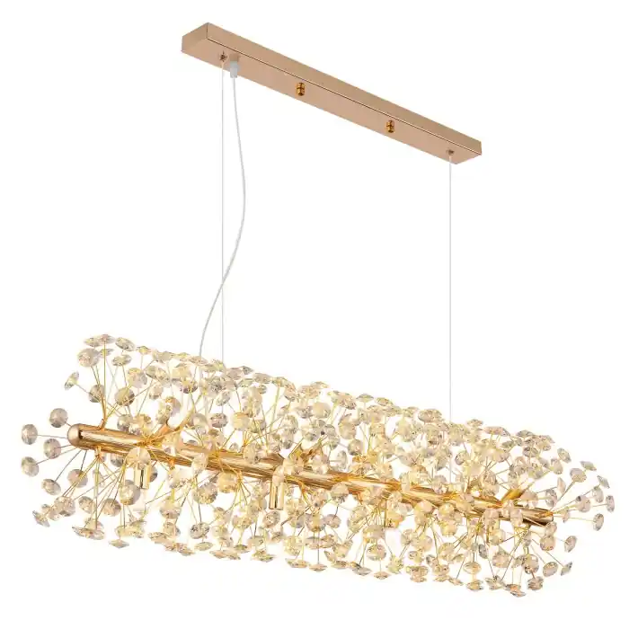 Lámparas Globo Lighting Katrina Lámparas de araña dorado, 12 luces No Te Lo Pierdas