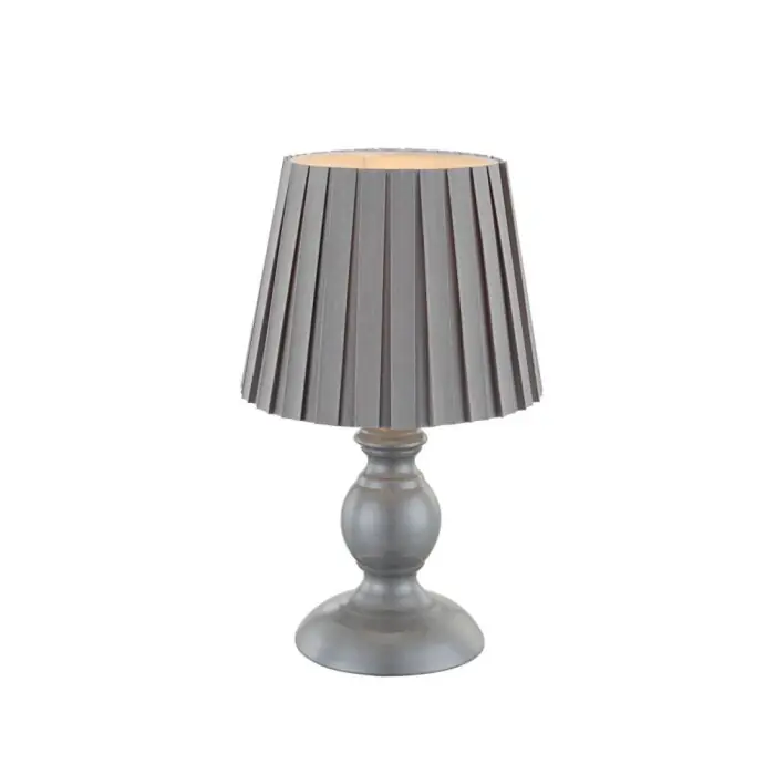Globo Lámpara de mesa Gris, 1 luz Oferta Limitada