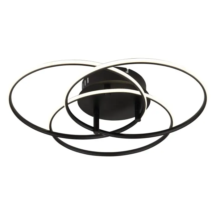 Lámparas Globo Lighting Kombos Plafones LED Negro, 1 luz Súper Precio
