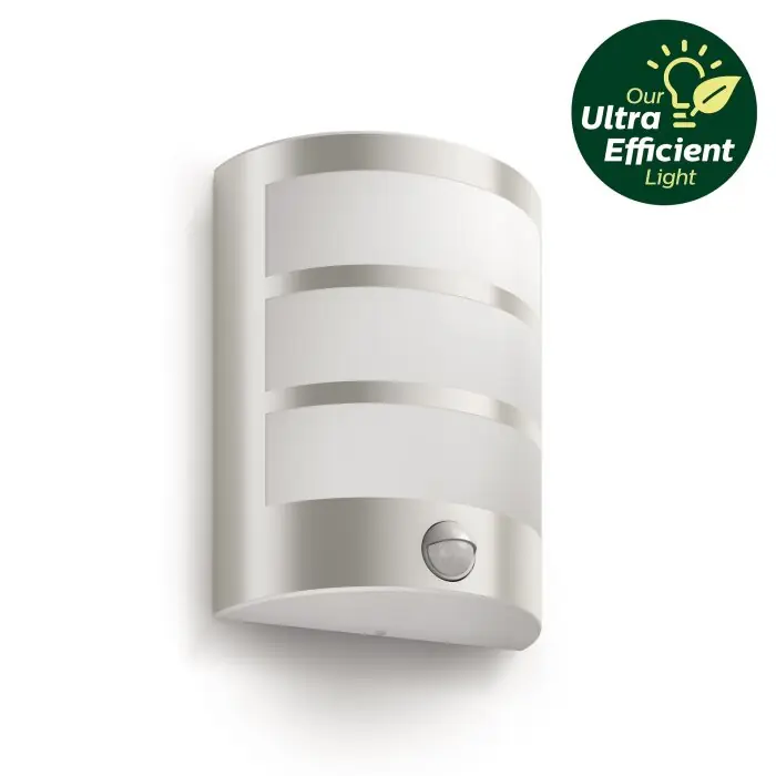 Oferta Especial Lámparas Philips Python Aplique de exterior LED Plata, 1 luz