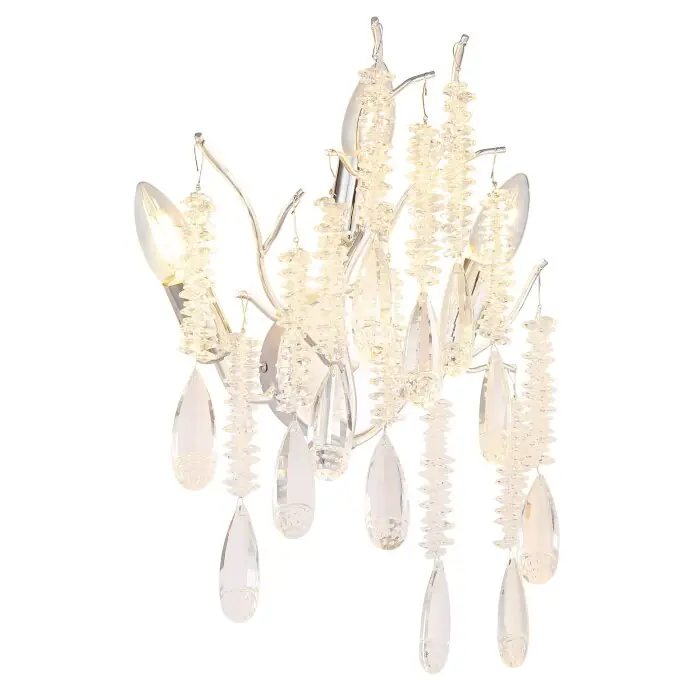 Lámparas Globo Lighting Kinga Apliques Plata, 3 luces Entrega Rápida