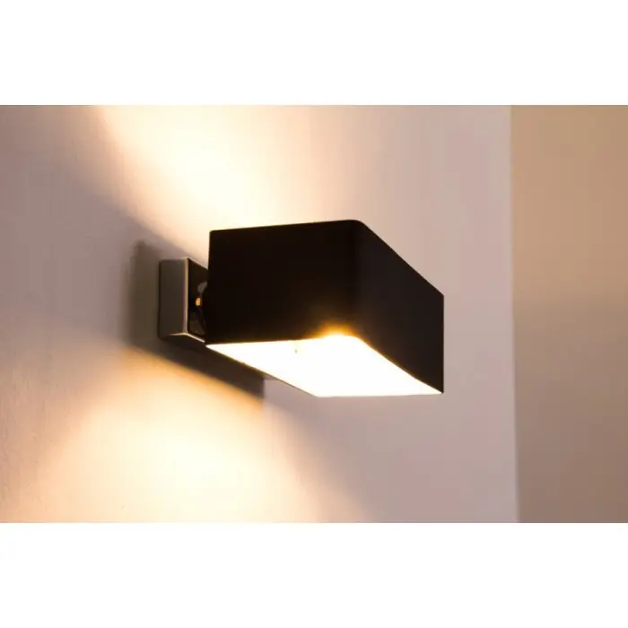 Novedad Ideallux BOX AP2 Aplique Negro, 2 luces