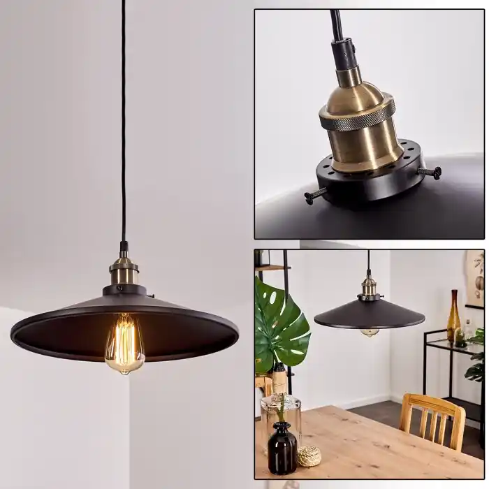 Tripolis Lámpara Colgante Negro, 1 luz Solo Por Tiempo Limitado