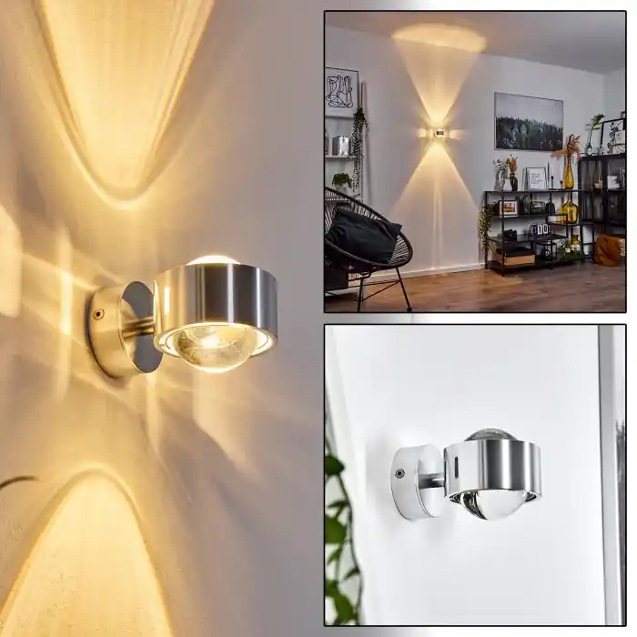 Sapri Aplique cromo bruñido, 1 luz Más Vendido