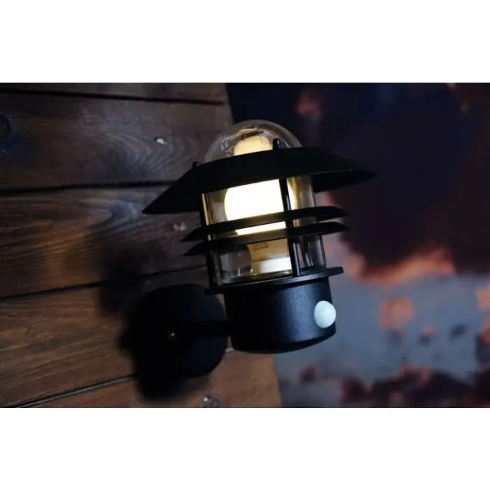 Nordlux Blokhus Aplique para exterior Negro, 1 luz, Sensor de movimiento Marca Reconocida