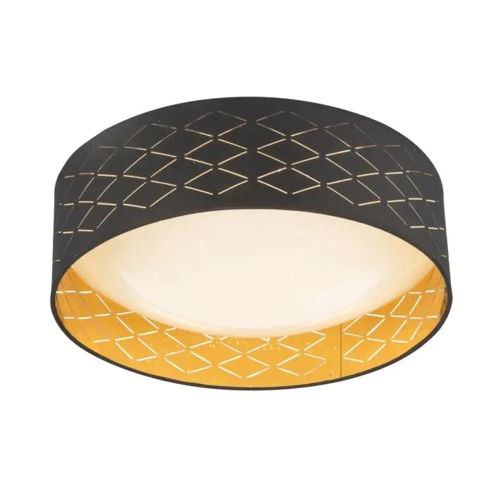 A Buen Precio Globo DRUM Lámpara de Techo LED Blanca, 1 luz