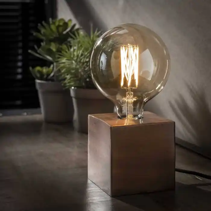 Certificado STAPHORT Lámpara de Mesa Cobre, 1 luz