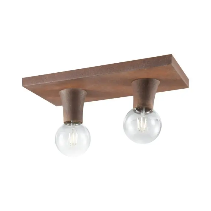 Leuchten Direkt TURN ME Lámpara de Techo Color óxido, 2 luces Gran Oferta